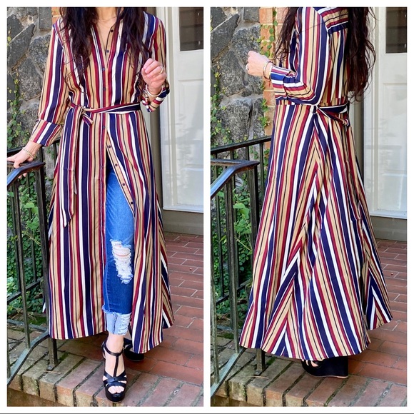 Boho Chic Gorgeous open Shirt duster Dress - Picture 2 of 13